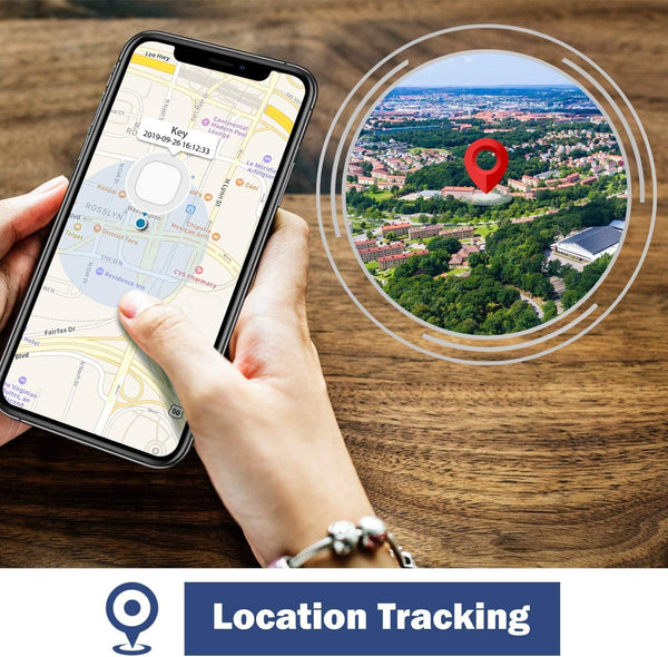 Focus Key Finder Smart Tracker with Anti-Lost Alarm, Bluetooth Device, Gold, 1 Pack
