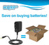 HQRP 6V AC Adapter for Sony AC-6013 RDP-M5IP RDP-M7iP Portable Speaker Dock, 6 Ft Long Cord