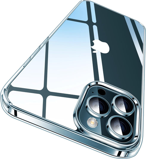 CASEKOO iPhone 12 Pro Max Case, Crystal Clear, Military Drop Protection, Shockproof for 6.7 inch Phone