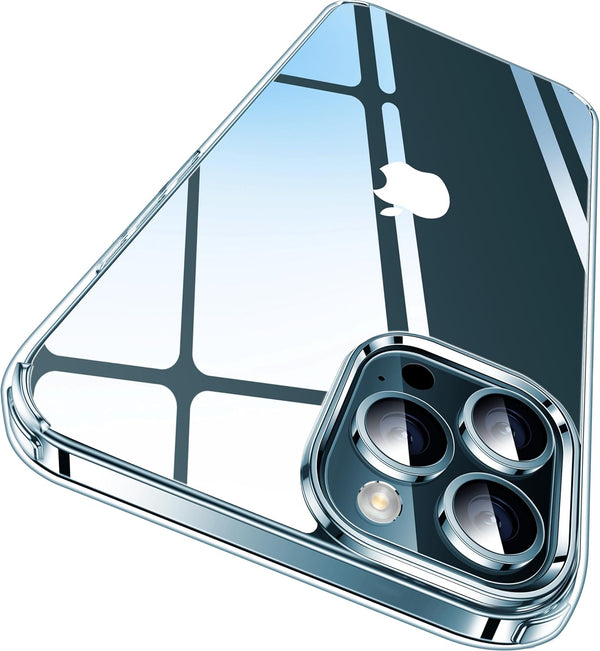 CASEKOO iPhone 12 Pro Max Case, Crystal Clear, Military Drop Protection, Shockproof for 6.7 inch Phone