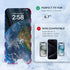 Screen Protector Compatible with iPhone 14 Pro Max - 2 Pack (USA Flag & Classic Black) Tempered Glass Screen Protector - 9H Hardness, Full Coverage, Anti-Fingerprint Coating