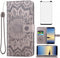Phone Case for Samsung Galaxy Note 8, Wallet Cases with Tempered Glass Screen Protector, Leather Slim Flip Cover