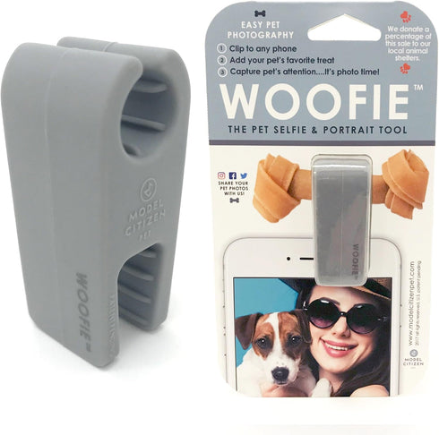 Model Citizen Pet, Inc. WOOFIE - The Pet Selfie & Portrait Tool (Slay Gray)