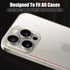 Screen Protector for iPhone 15 Pro Max, Tempered Glass including Front and Back Protectors, Camera Protector, 3-in-1
