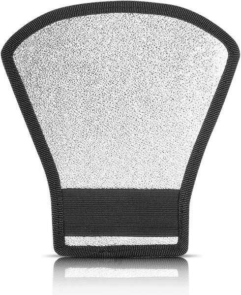 Neewer Flash Diffuser Silver/White Reflector for Nikon SB-600, SB-800, SB-900, Canon Speedlite 380EX, 430EX, 550EX,