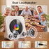 Gueray CD Player Portable Bluetooth Desktop CD Player for Home with Timer Built-in HiFi Speakers with LCD Screen