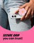 On The Grip OnTheGrip Compatible with Magsafe Magnetic Cute Solid Color Daisy Flower Design Collapsible Mobile Phone