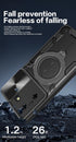 Case Compatible with Tecon Pova 5, Slide Camera Lens Cover Case, Black