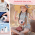 Pink Kids 4K Digital Camera: Compact Photography and Video Camera with 64MP Autofocus and 32GB TF Card