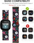 TOYOUTHS Compatible with Fitbit Sense/Sense 2 Band/Versa 3/Versa 4 Bands Women Men Elastic Adjustable Nylon Fabric Strap Scrunchies Solo Loop Stretchy Bracelet Dressy Sport Wristband Accessories