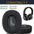 SOULWIT Cooling Gel Replacement Ear Pads for JBL E65 (E65BT E65BTNC)/Live 650 (650NC 650BTNC)/Live 660 (660NC 660BTNC)/Duet NC Over-Ear Headphones, Earpads Cushions with High-Density Foam (Black)