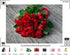 TryKid 6x4ft Romantic Red Rose Bouquet Backdrop Fresh Flower Gift Photography Background Valentine Day Wedding Party