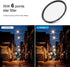 ARTCISE 77mm 6 (82mm) Star Filter Point Cross Screen Lens Filter for DSLR Camera, Starburst Effect Filter for Night