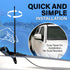 Votex 13 Inch - All-Terrain Flexible Rubber Antenna Accessories - Spring Steel Internal Core