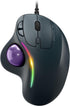 Trackball Mouse Wired, Ergonomic Comfort Design, USB Plug&Play, Precision Tracking with 5 Adjustable DPI, RGB