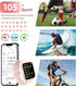 Smart Watch for Women, Android & iPhone, Alexa Built-in, IP68 Waterproof Fitness Watch, Bluetooth Call, Heart