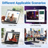 SweetLink 1080P Streaming Camera Webcam with Microphone and RGB Light,USB Computer Camera,Privacy Cover,Plug & Play USB