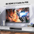3FT 5-Pack, 8K 2.1 48Gbps, 8K@60Hz,4K@240/165/144Hz 4K/8K HDMI Cable HDMI to HDMI Cable Ultra High Speed Support for LG