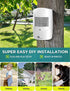 1byone Home Security Alarm System with 1000 FT Range, Extra Loud Chimes, 1 Weatherproof Infrared Sensor