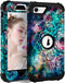 Hocase Heavy Duty Case for iPhone SE 2022/2020, Shockproof Protection Hard Plastic+Silicone Rubber Hybrid (4.7") -