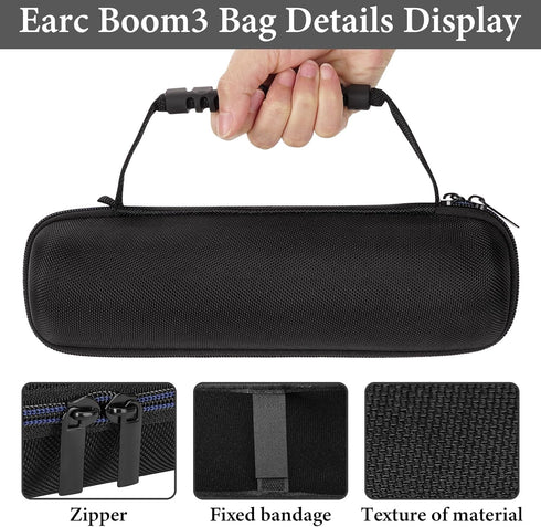 Linkidea Carrying Case for Ultimate Ears Boom 3 Wireless Bluetooth Speaker, Hard Shell Protective Travel Bag with Cable