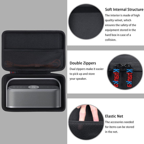 Khanka Hard Carrying Case for Anker Soundcore Motion X600 Bluetooth Speakers, 50w Sound Wireless Speaker, Case Only
