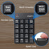 MOFII Bluetooth 5.1 Wireless Numeric Keypad, Silent 19 Keys USB Keypads, Portable Financial Accounting Numpad for