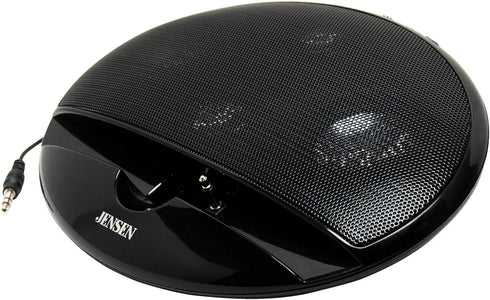 JENSEN SMPS-125 Portable Stereo Speaker For iPod/iPhone, MP3, Tablet, and Smartphone Black