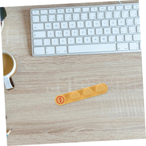 SHOWERORO Desk Cable Management Clip - Multi-Functional TPR Cord Holder