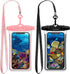 Universal Waterproof Phone Pouch, 2 Pack IPX8 Lanyard Case Dry Bag for iPhone 15 14 13 12 Pro Max, Samsung Galaxy S24