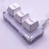 Mini 3-Key Cut Copy Paste Keyboard, Ctrl X C V Shortcut One Handed RGB Macro Pad Gaming Mechanical Keyboard,