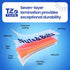 (TZeMQP35), Laminated,1/2in 16.4ft (12mm 5m), Brother Genuine P-Touch TZe White Print on Berry Pink Label Tape x x