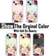 Designed for iPhone 15 Case, for Girls Woman, Clear Cute Pink Purple Floral Flowers Design Hard Back Soft Bumper Shockproof Protective Phone Cover 6.1inch 2023 (Peony15)