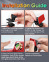 Rear Camera Holder for Dash Cam, Strong Adhesive Rearview Camera Bracket, 180° Adjustment for SUV, Truck