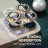 Choiche Camera Lens Protector for iPhone 14 Pro/Pro Max, Bling Cover with 9H Tempered Glass, Metal Ring Decoration