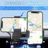 wuyaoyao 360 Phone Holder for Car, Clip-On Car Phone Mount for Dashboard, Rearview Mirror & Visor, Rotation Cell Phone