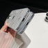 Bling Glitter 3D Bow Stars Clear Phone Case Compatible with iPhone 13 Pro (Bow)
