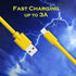 MFi Certified USB 2.0 Lightning Cable Charger for iPhone 12, 11 Pro Max, X, XR, XS, 8 - Yellow