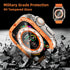Apple Watch Ultra 2 Screen Protector 49mm - 2 Pack Tempered Glass with Titanium Alloy Frame & Waterproof Bezel Ring S2