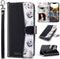 ULAK iPhone 13 Pro Wallet Case for Women, Premium PU Leather Flip Cover with Card Holders and Kickstand Feature, Black
