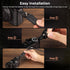 Adjustable Braided Shoulder Strap for Cameras - SmallRig Neck & Shoulder Strap with O-Ring and Leather Pad