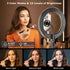 Wowcati 10" Desk Ring Light with Magnetic Phone Stand for Zoom Meetings, Ring Lights for Video Recording, Laptop Light