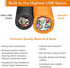 Tether Tools TetherPro USB 2.0 to USB Micro-B 5-Pin Cable | High Visibility Orange | 15 Feet (4.6 m)