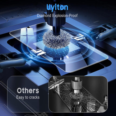 Uyiton UnBreak-Glass Screen Protector for Samsung Galaxy S24+ Plus, 6.7'' 5G, 2 Pack, Scratch-Resistant, Bubble-Free,