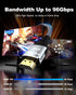 16K 10K 8K 2.2 10FT, 96Gbps 16@60Hz 8K@240Hz 4K@480Hz 2.2 2.3, P5S HDMI Cable Ultra High Speed Braided HDMI Cord, HDCP