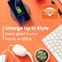 Ventev Qi Wireless Chargepad Plus 10W with 5ft Cable and Fast Wall Charger, Compatible with Qi Enabled Devices, Gray