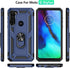 Moto G Stylus/Pro (2020) Case with Tempered Glass Screen Protectors, Androgate Ring Kickstand Shockproof Cover
