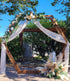 White Wedding Arch Draping Fabric, 29" x 20FT Sheer Chiffon Drapes for Bridal Shower, Engagement Ceremony, Party