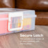 IRIS USA 4" x 6" Photo Storage Craft Keeper, 2 Pack with 16 Organization Cases for Pictures and Crafts