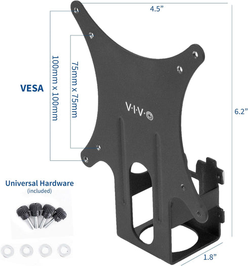 VIVO Quick Attach VESA Adapter Plate Bracket Designed for Dell SE2416HX, SE2717HX, SE2717H, S2216M, SE2716H, SE2216H, S2817Q, SE2417HG, S2316H, S2316M, SE2416H, and More, Mount-DLSSE2
